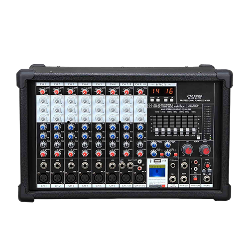 PM6000 Professional Amplifier Mixing Console