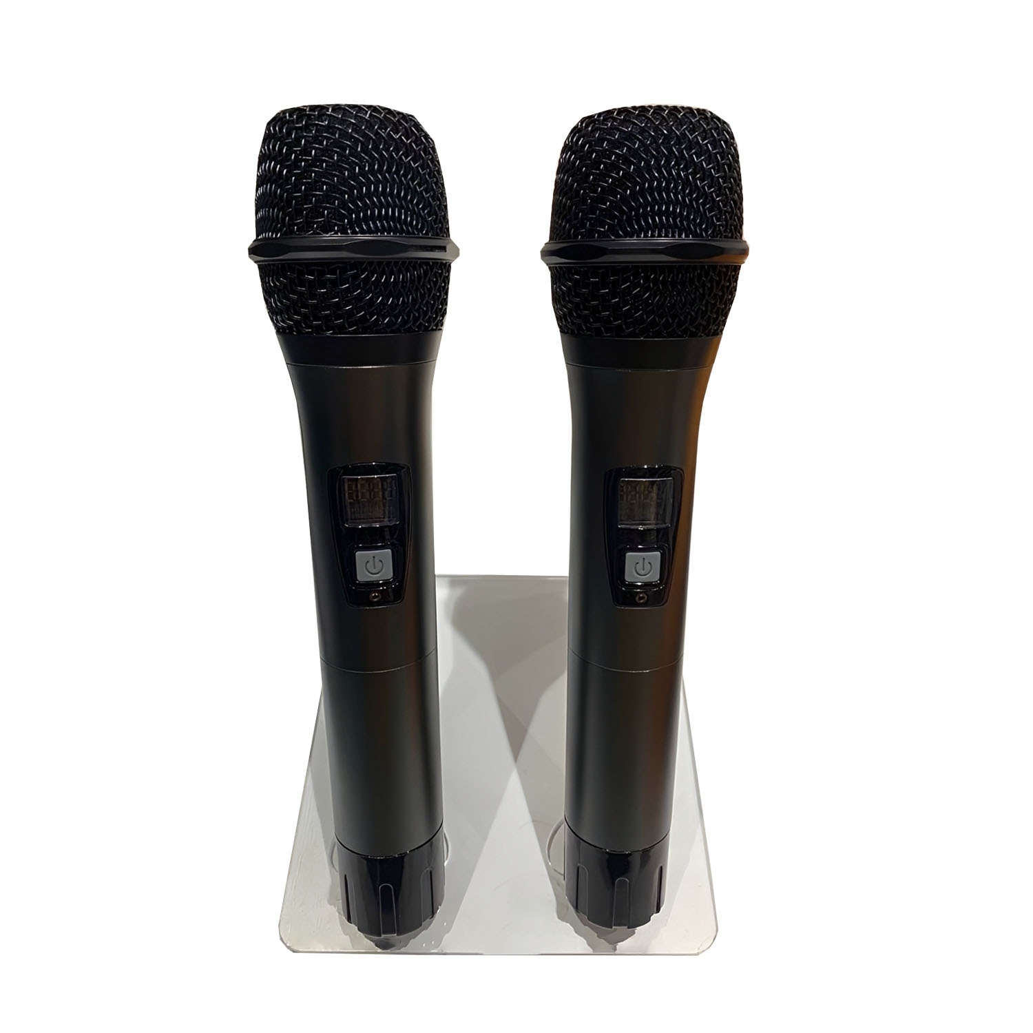 LA-4 dual channel UHF wireless microphone system view 4