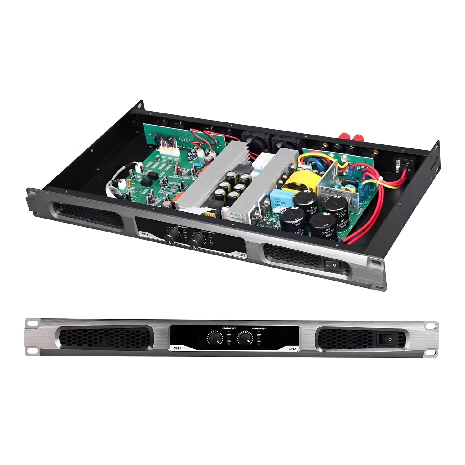 DG2500 digital power amplifier view 2