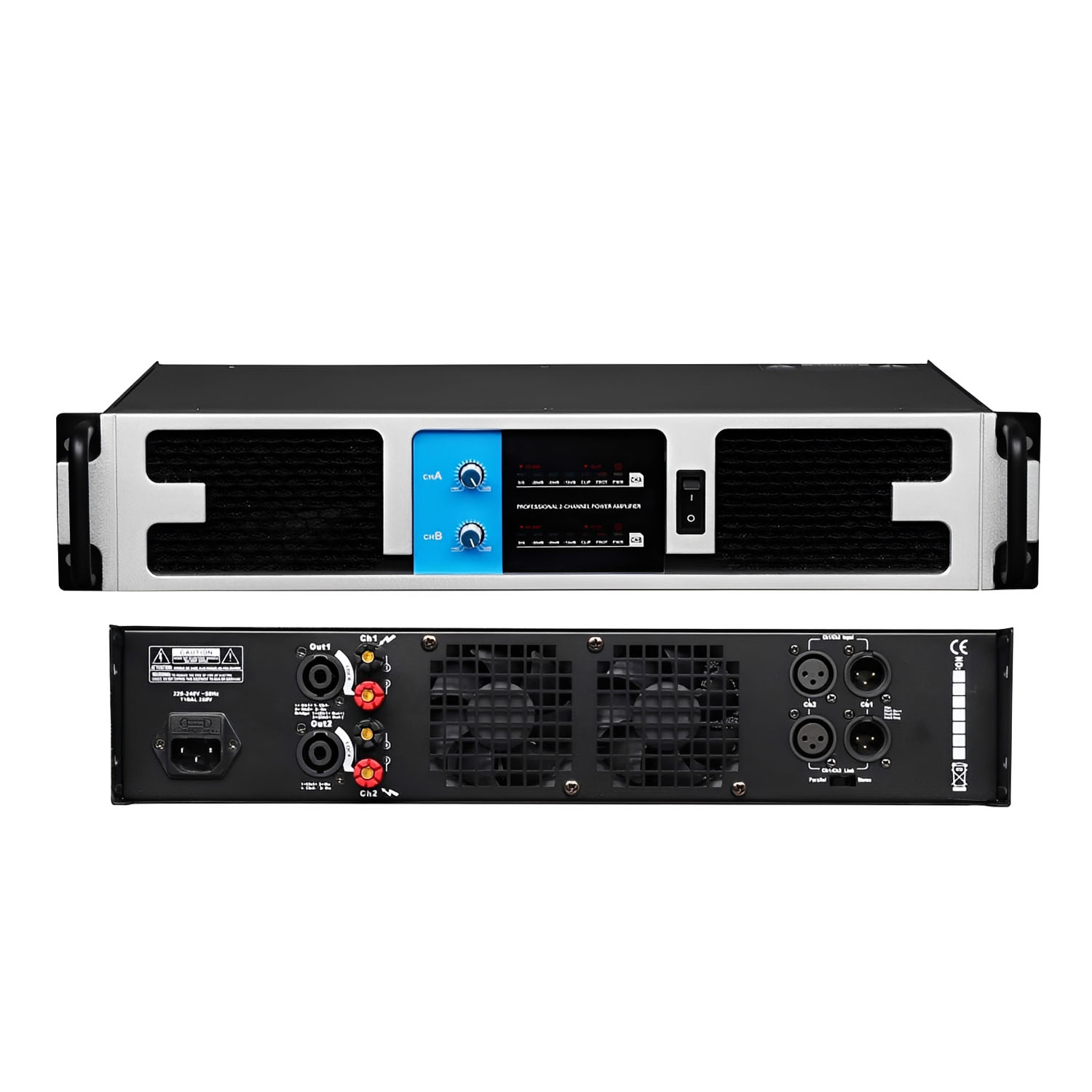 DG2600 digital power amplifier view 1