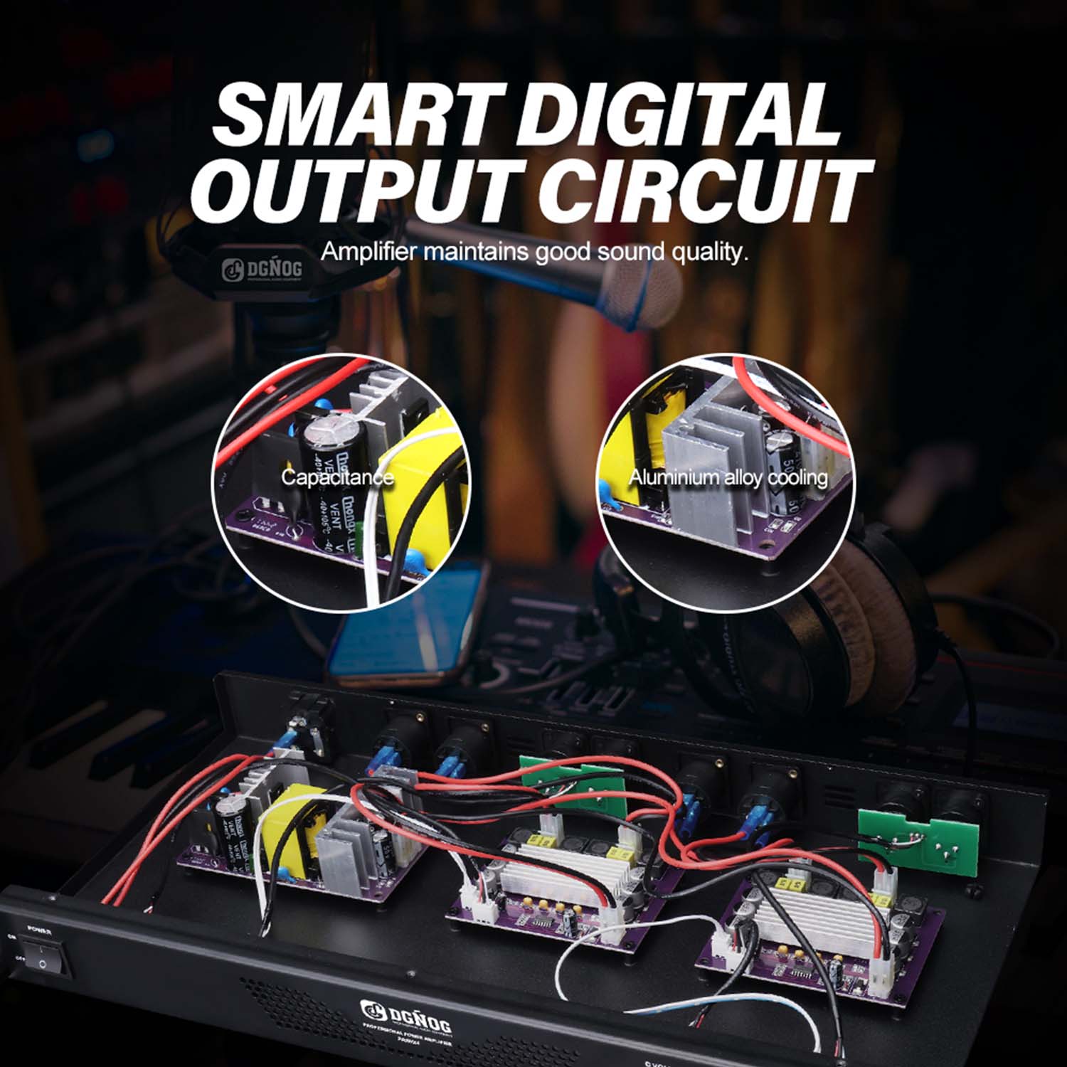 DA2200 2 channel digital power amplifier view 5