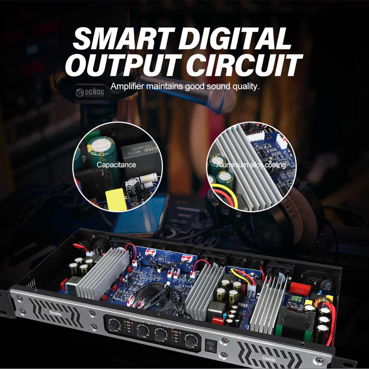 CA4350 four channel digital power amplifier view 5