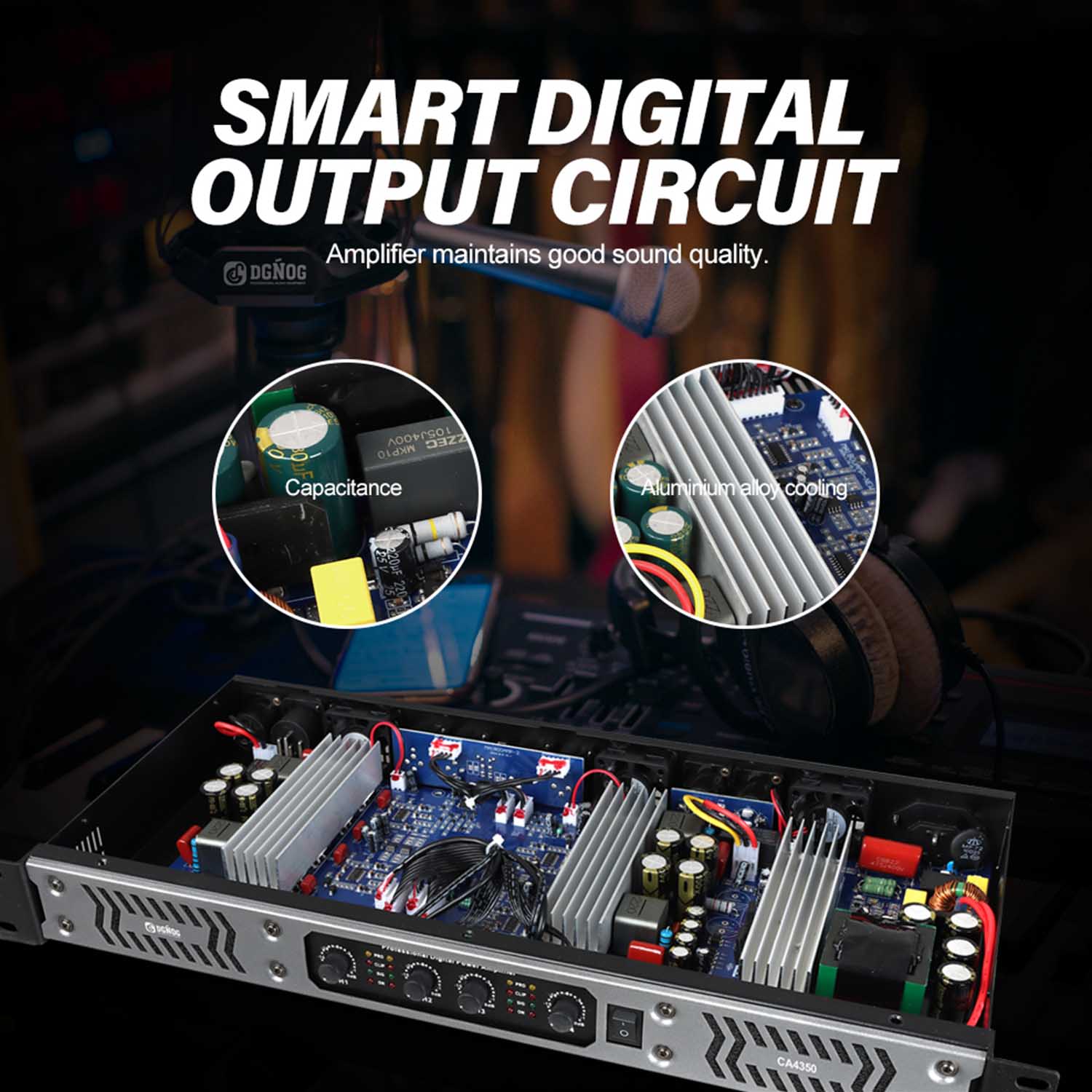 CA4450 four channel digital power amplifier view 5