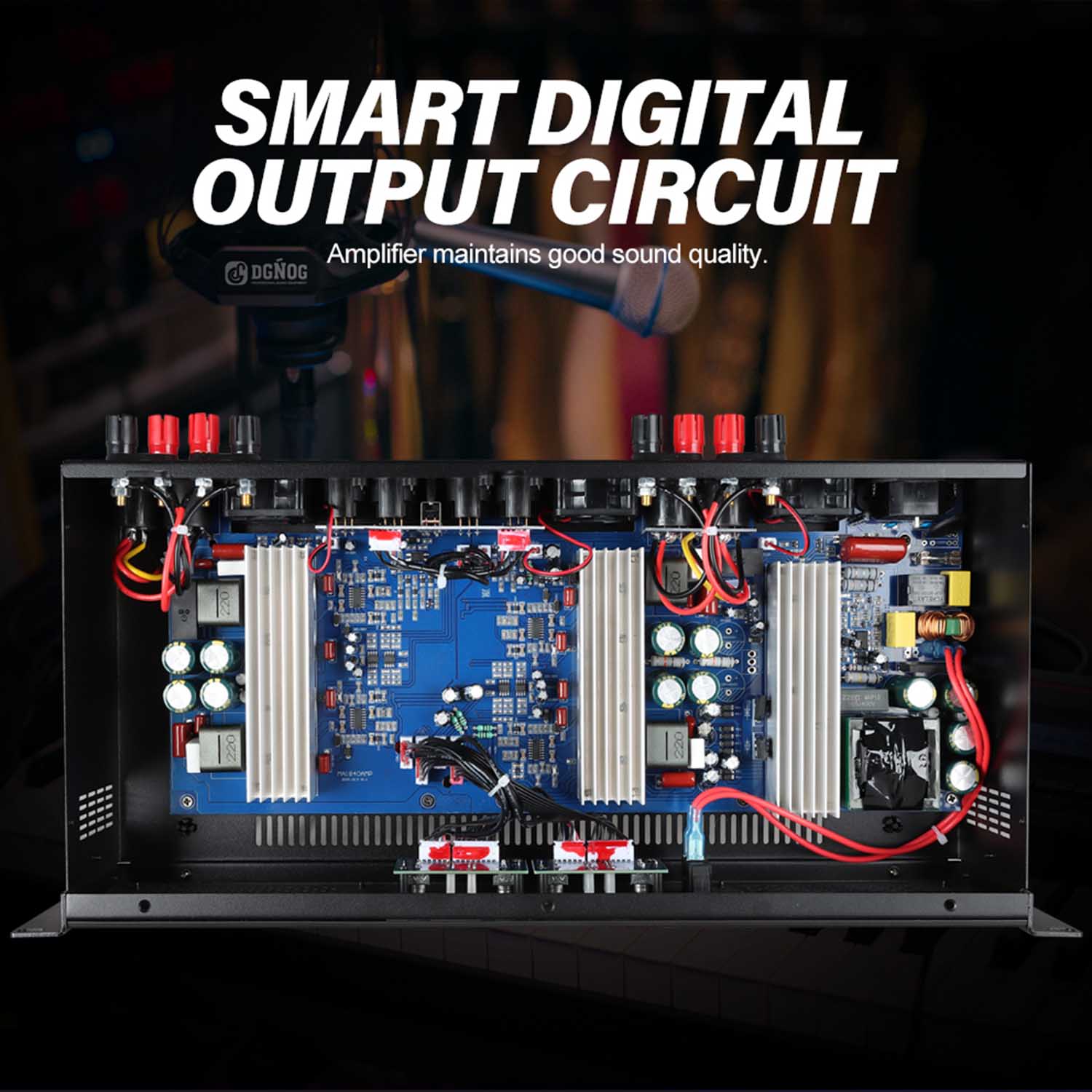 CD4400 four channel digital power amplifier view 5