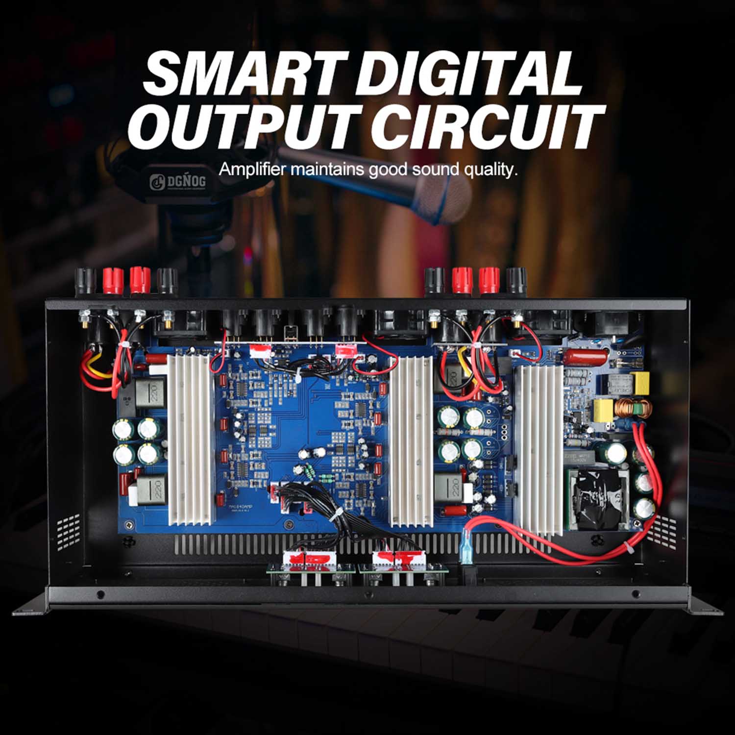 BM4800 digital power amplifier view 5