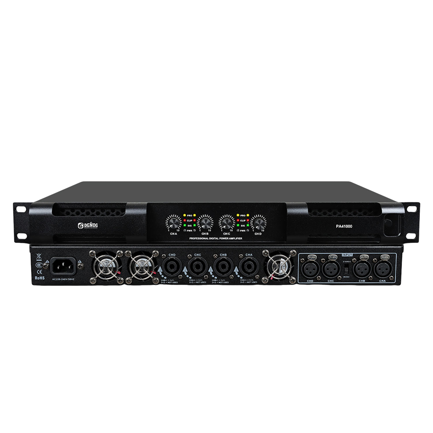 PA41000 digital power amplifier view 1