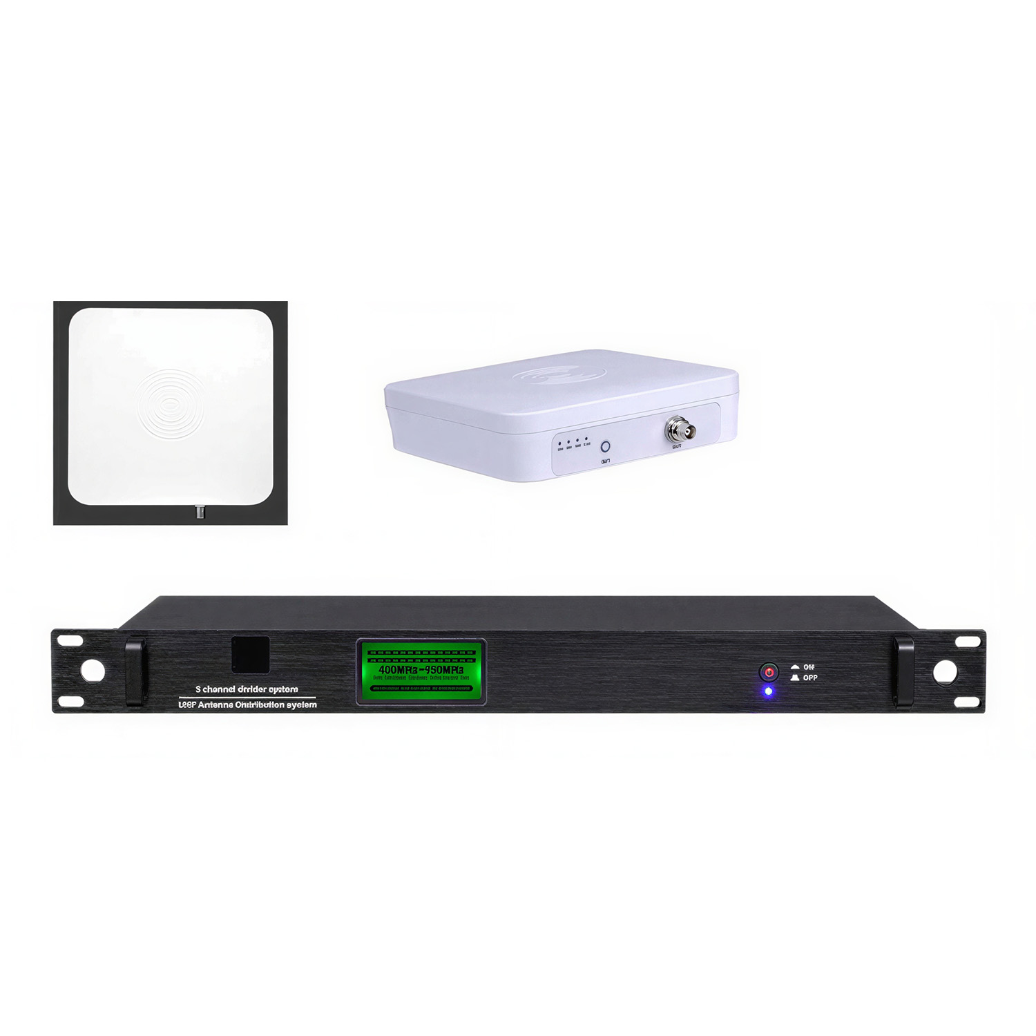 A760+A3000 10-channel microphone antenna amplifier view 1