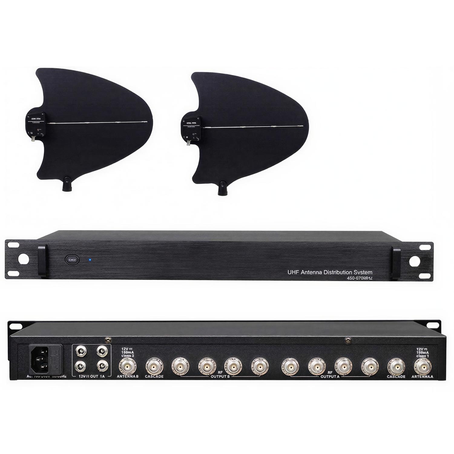 A730+U49 10-channel microphone antenna amplifier view 1