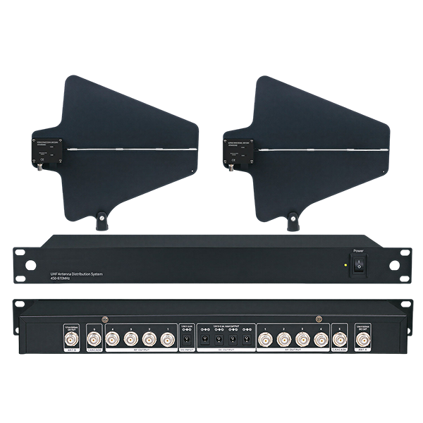 UA844+U84 10-Channel Microphone Antenna Amplifier