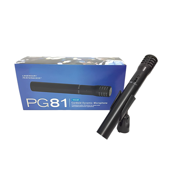 PG81-LC Wired Instrument / Interview / Recording Microphone