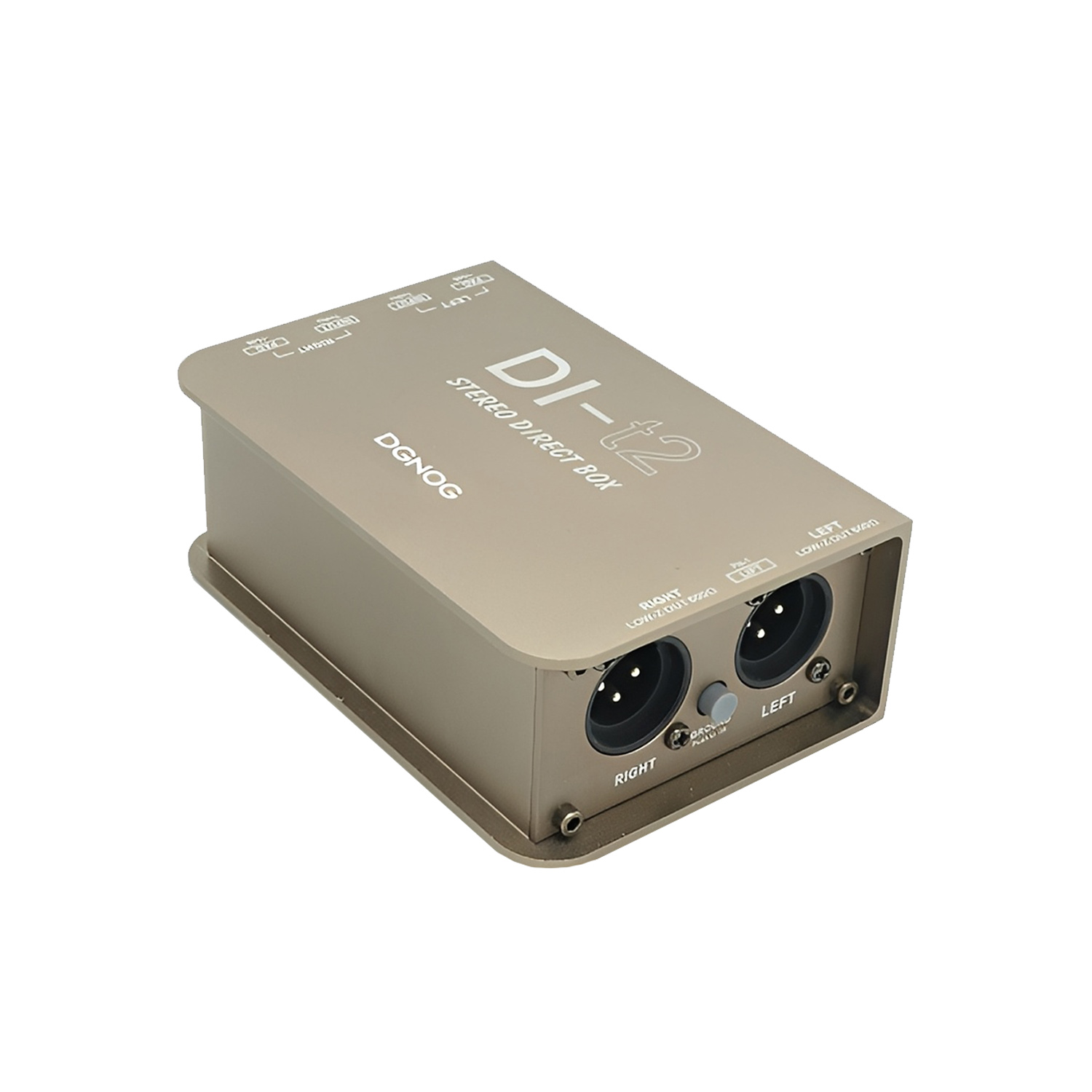 DI-t2 passive stereo DI box view 3