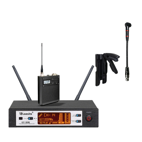 GT-930 Wireless Instrument Microphone System + G60 Saxophone Specialized Microphone