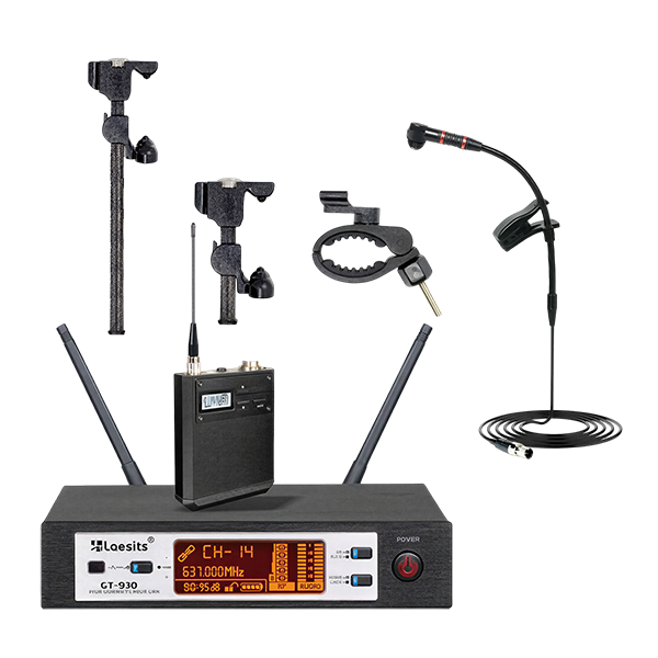 GT-930 Wireless Instrument Microphone System + S163D Instrument Microphone