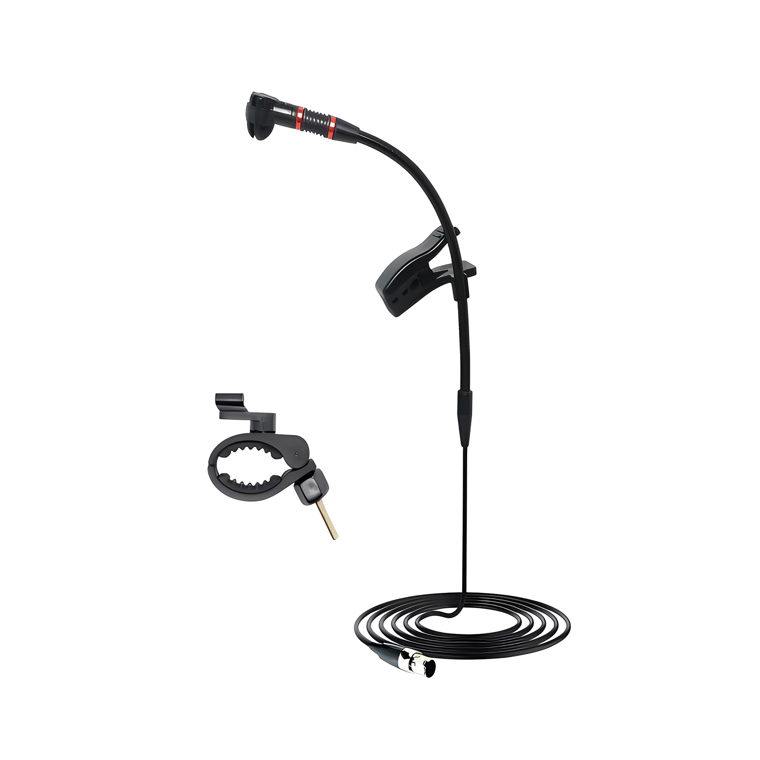 S163 2 clip instrument microphone package view 1