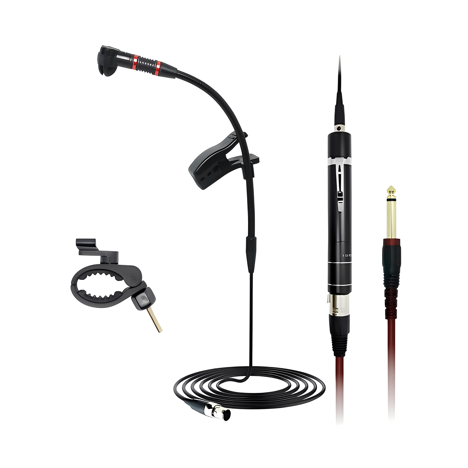 S163 2 clip instrument microphone package view 1