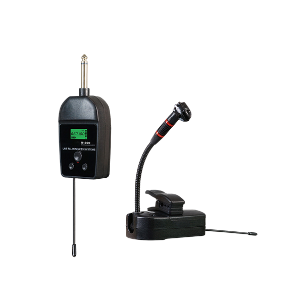 U-360 Instrument Wireless Microphone (with Saxophone-Specific Clip)