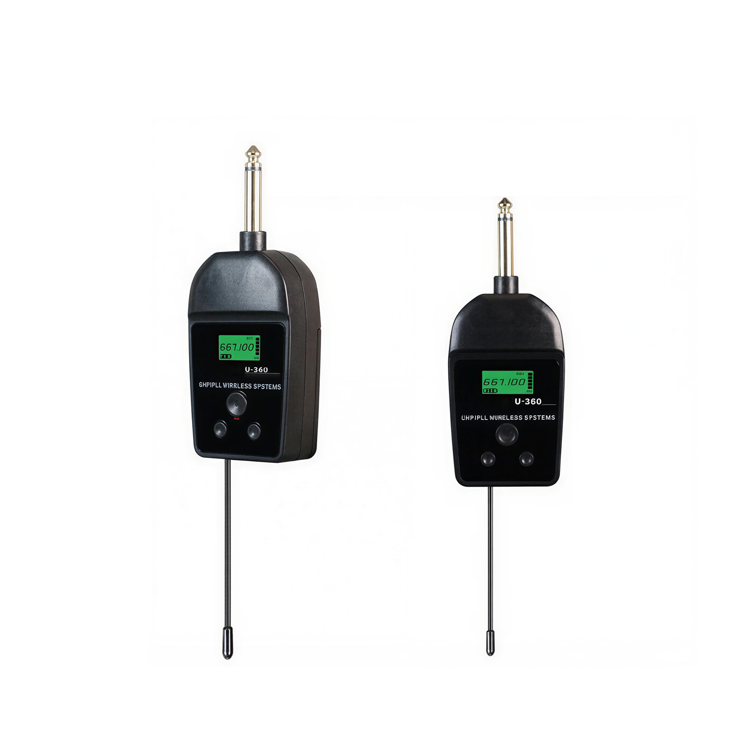 U-360 electroacoustic-instrument transmitter package wireless microphone system view 1