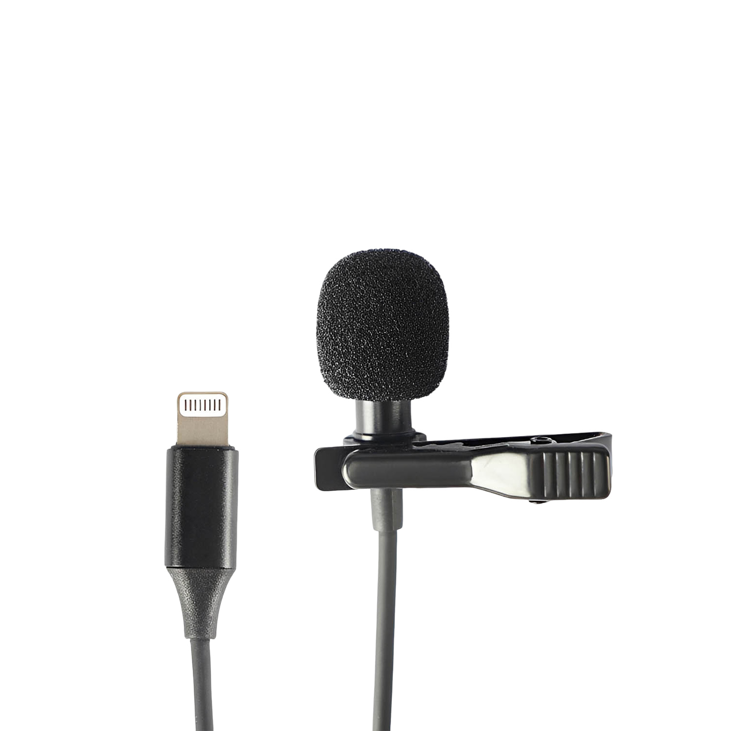 BY-M2iOS Lightning lavalier microphone view 1