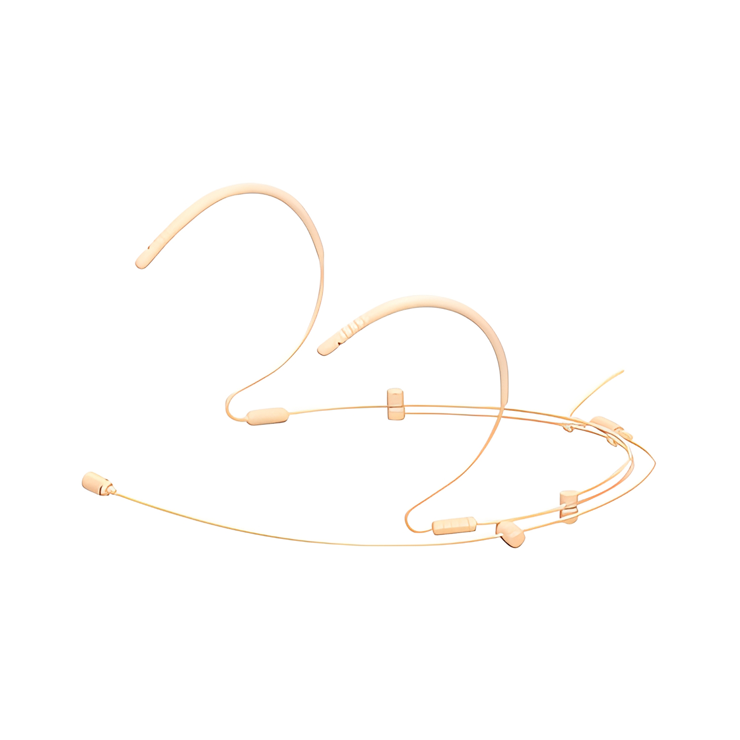 HY-E18 skin-color dual-ear headset microphone view 1