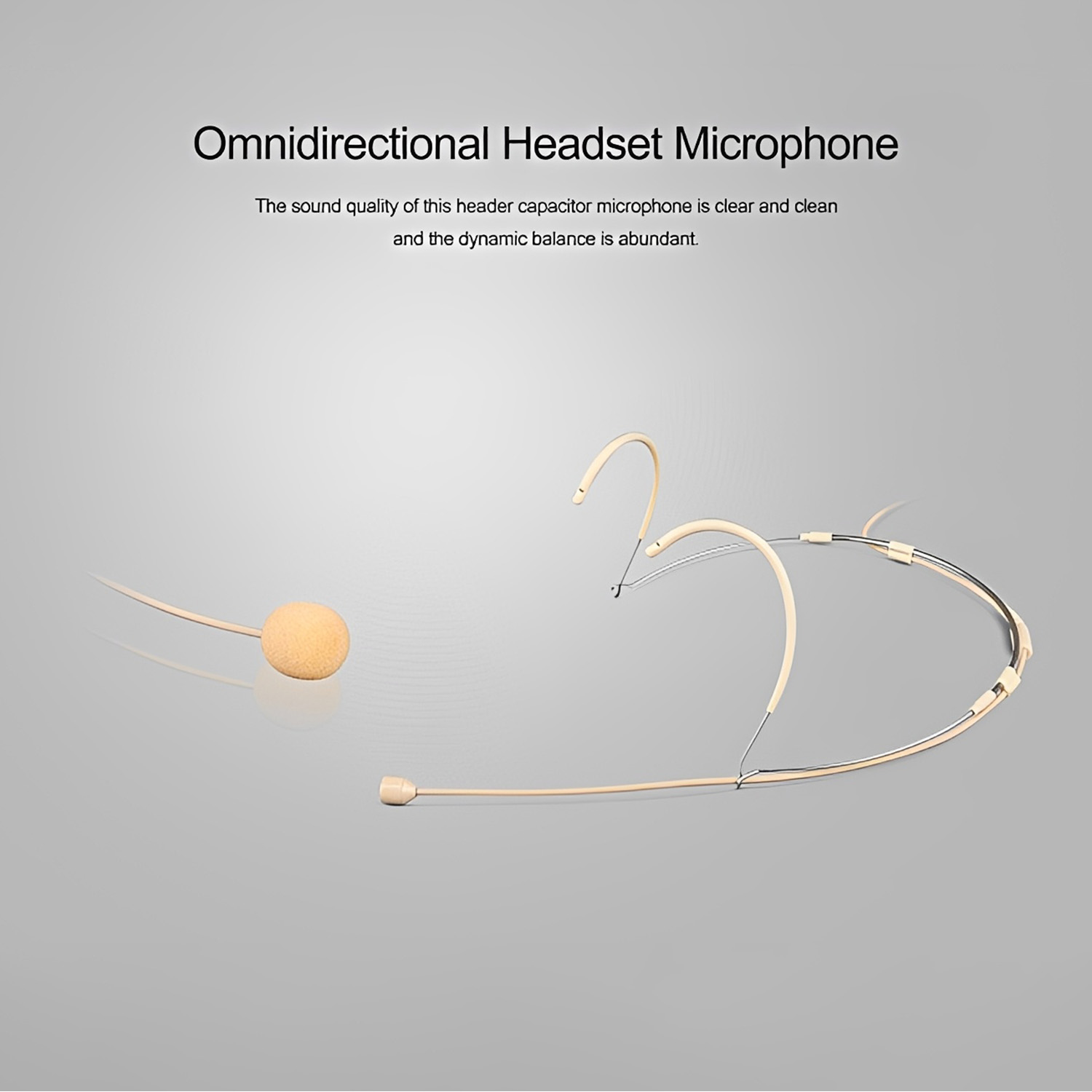 CH-80 omnidirectional headset microphone view 3