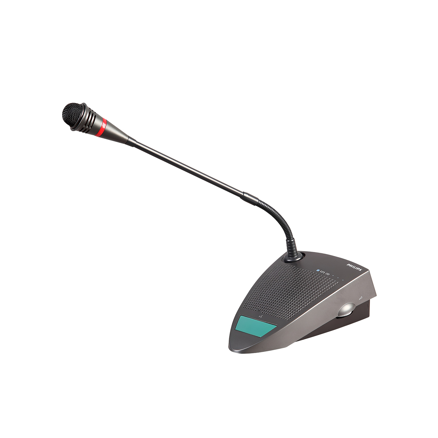 W-200 volume-adjustable gooseneck microphone view 1