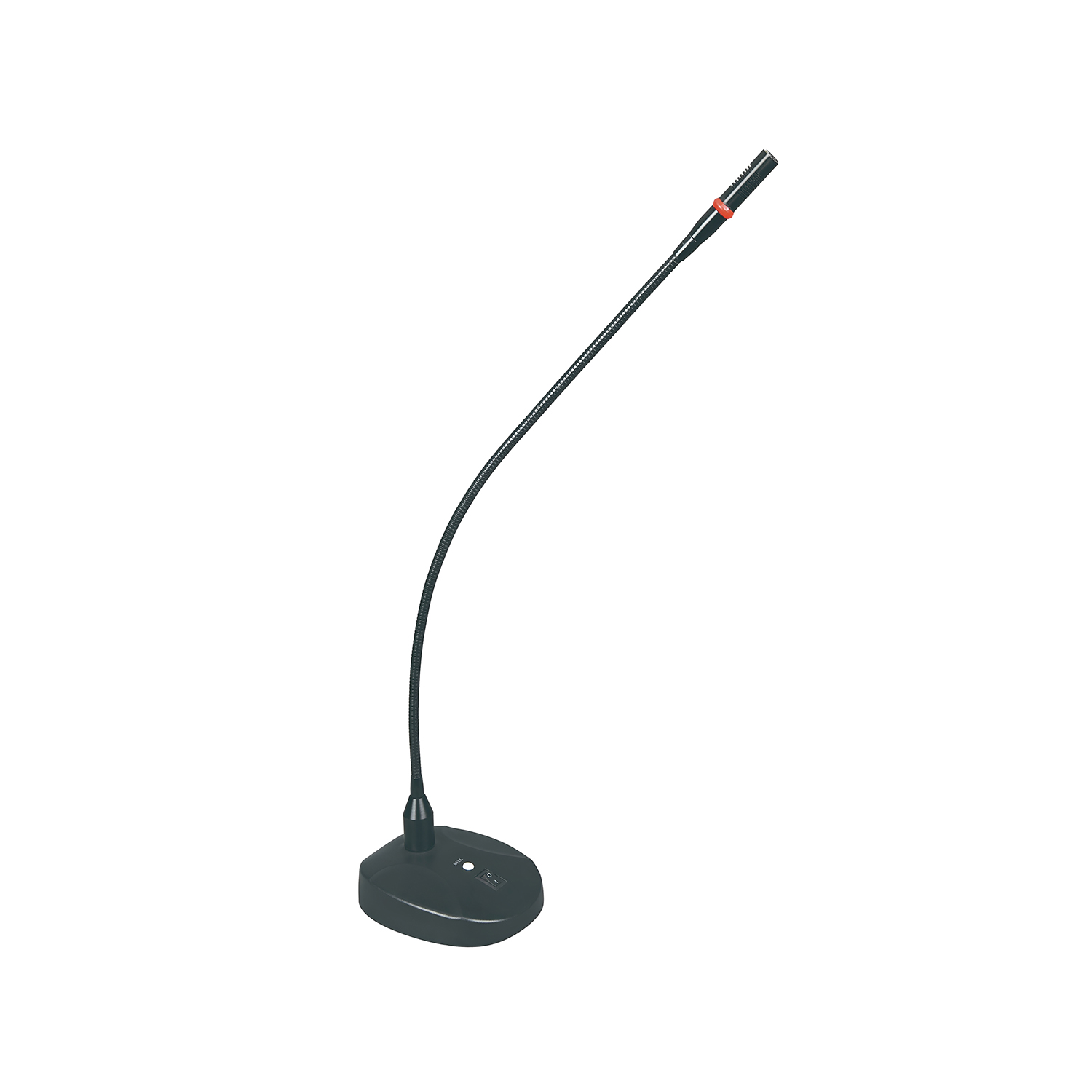 D27 counter gooseneck microphone with light ring view 1