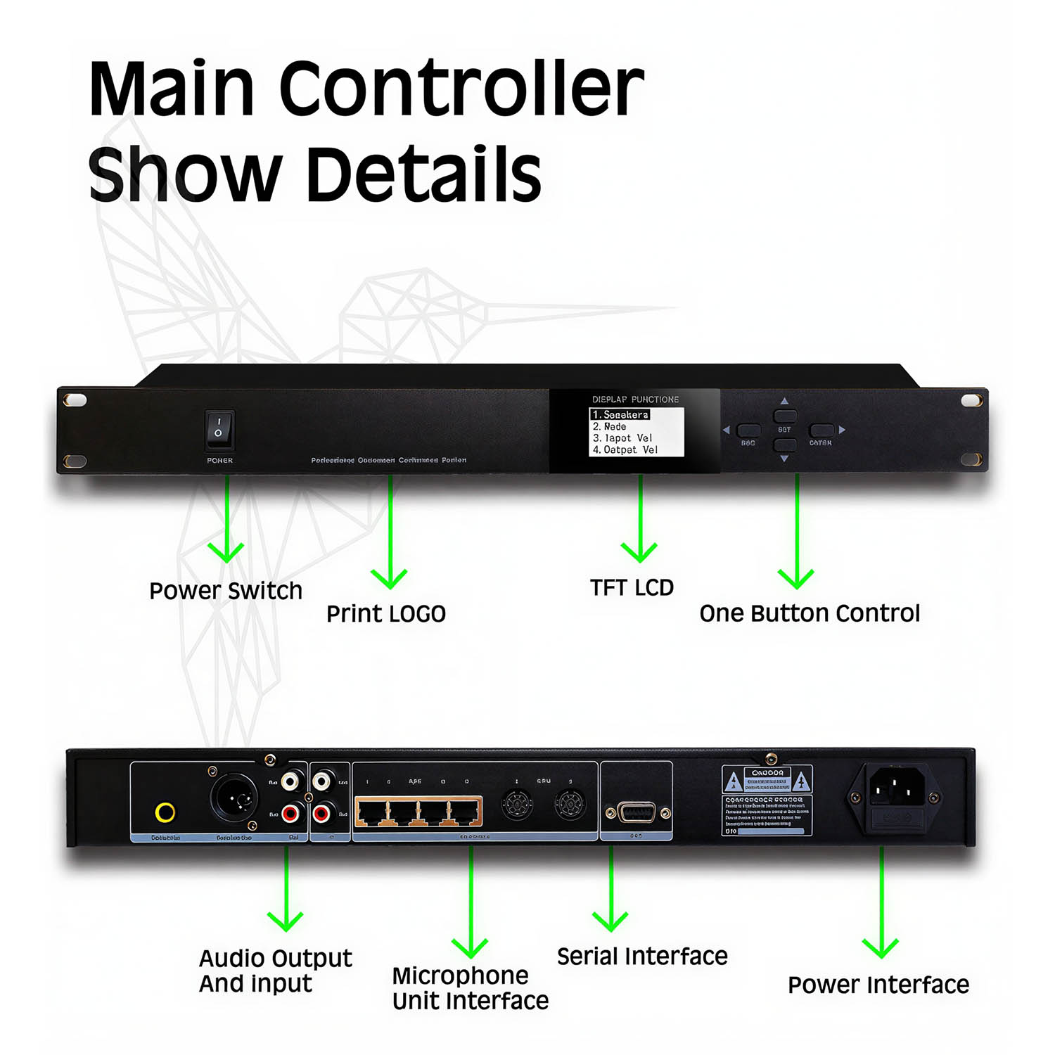 MH-900C wired conference microphone unit view 3