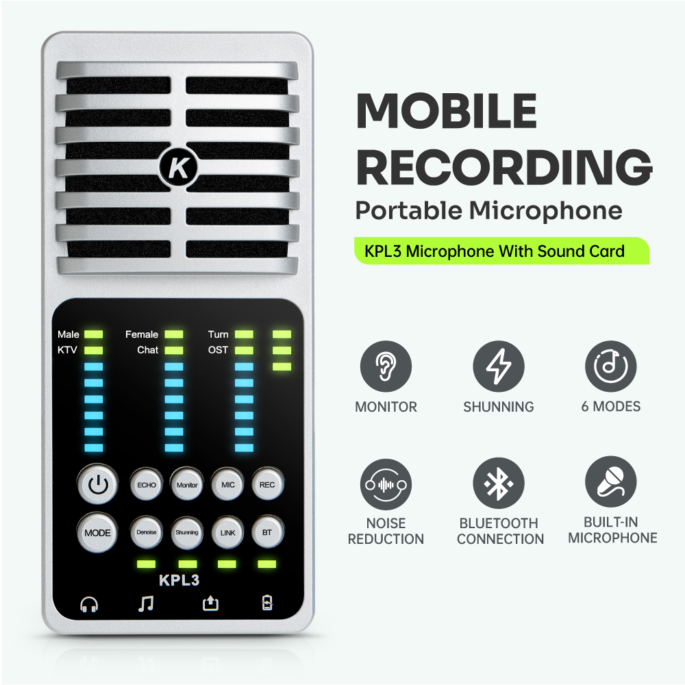 KPL3 microphone sound card product view 2