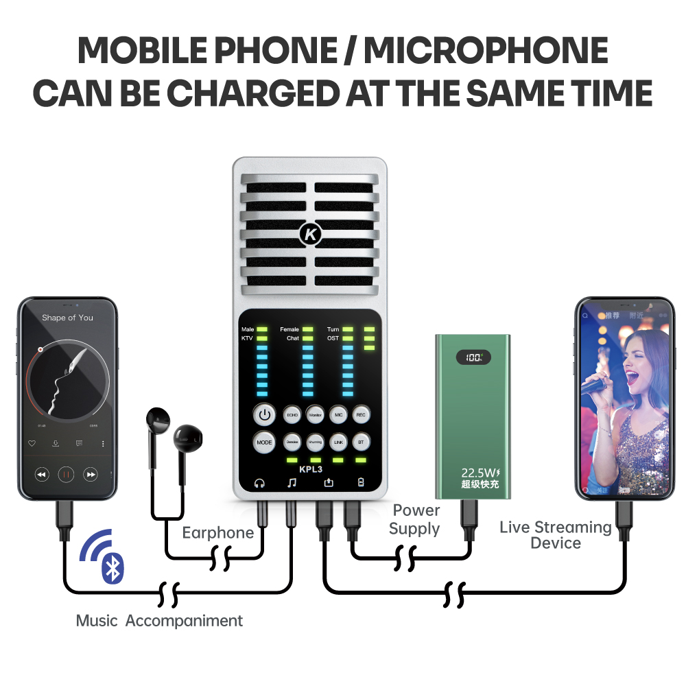 KPL3 microphone sound card product view 5