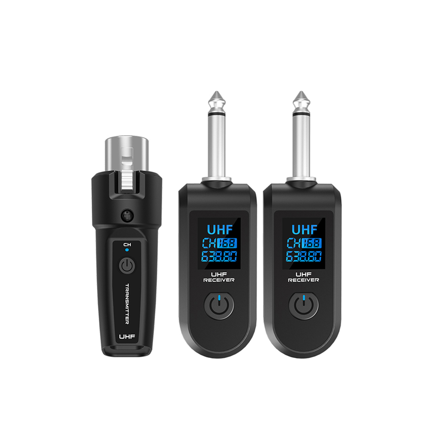 T8B wired-to-wireless microphone converter front view