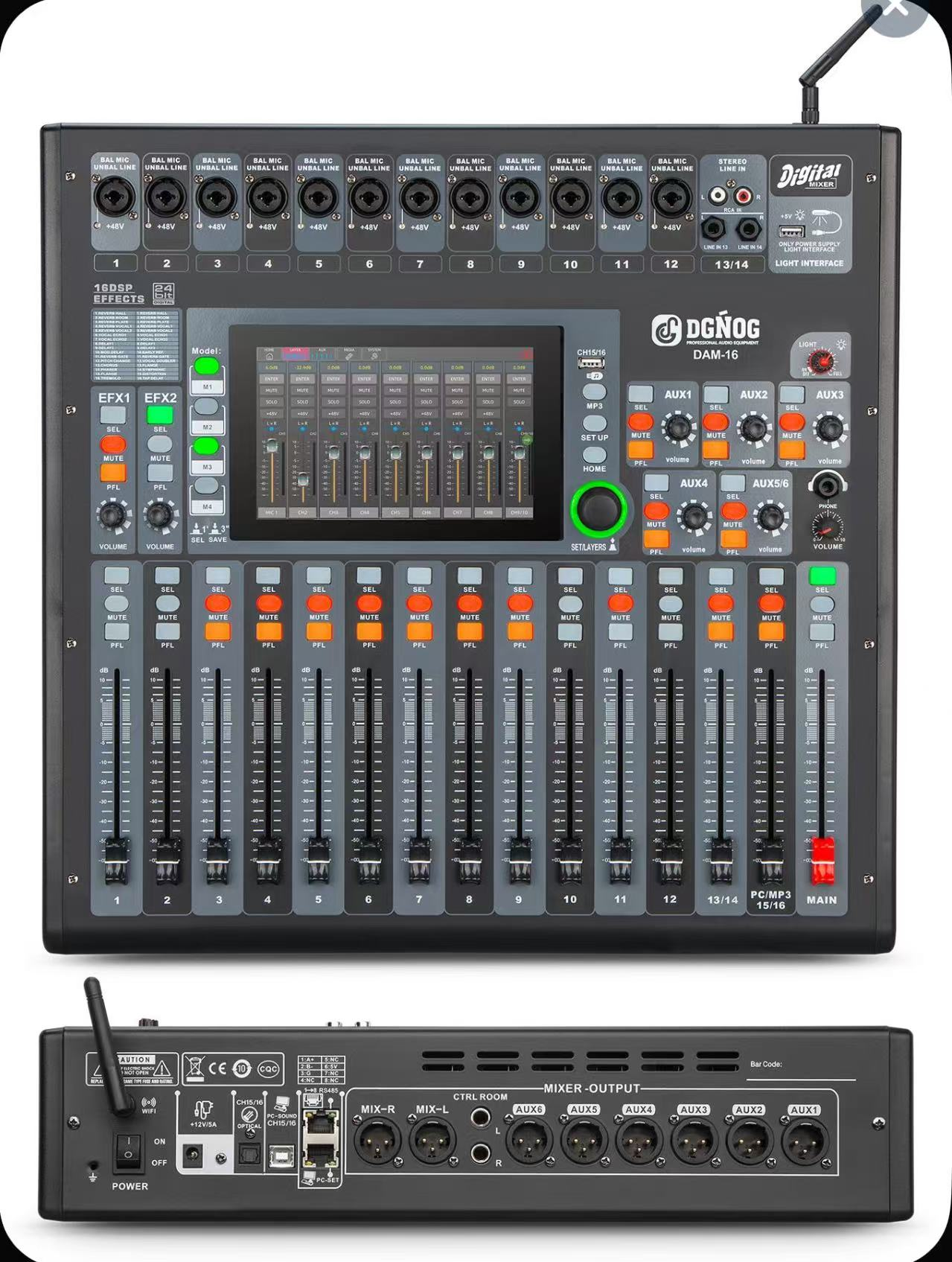 DAM-16 16-Channel Professional Digital Mixer