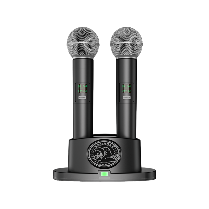 CH-T1 Dual Magnetic Wireless Microphone Charging Stand